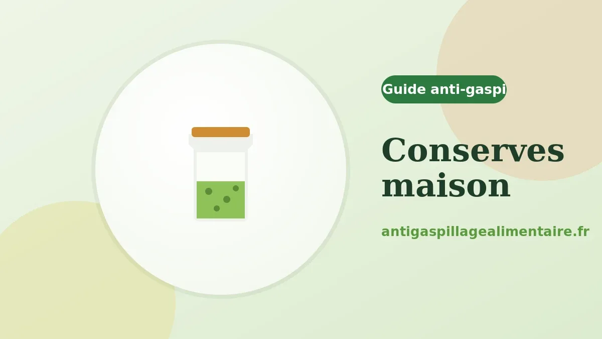 Comment faire des conserves maison en toute sécurité
