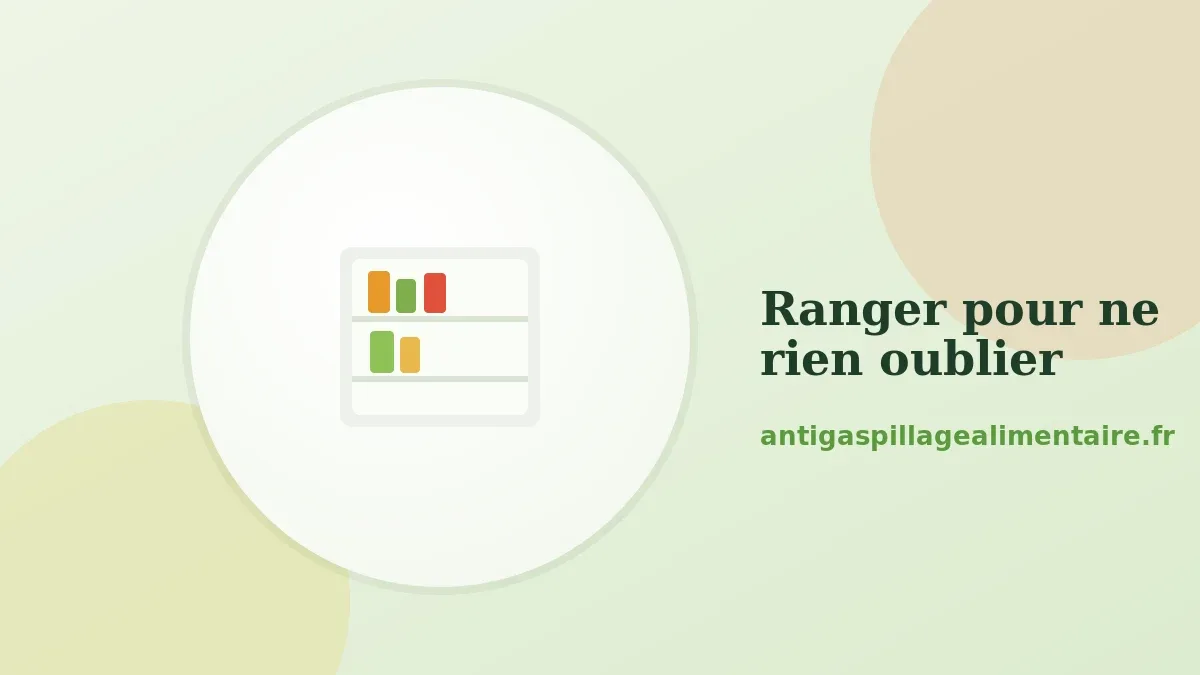 Ranger son réfrigérateur pour éviter le gaspillage alimentaire