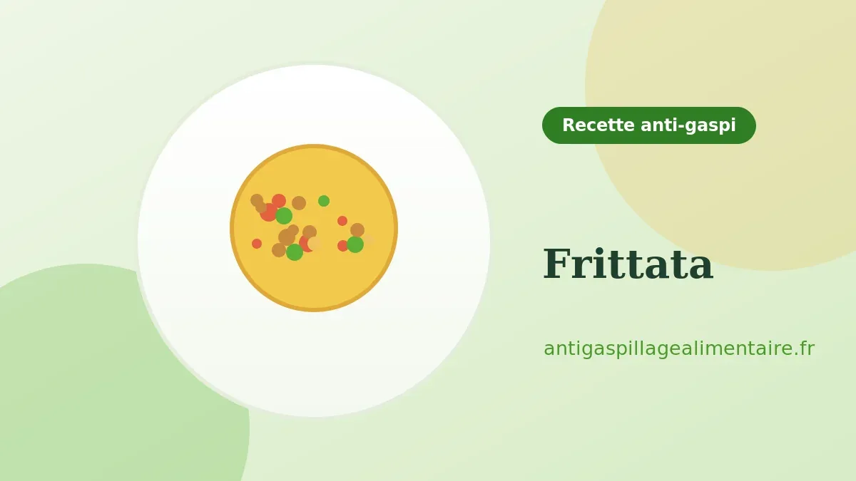 Frittata, recette anti-gaspillage vide-frigo